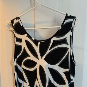 Miik reversible (front to back) black/white dress